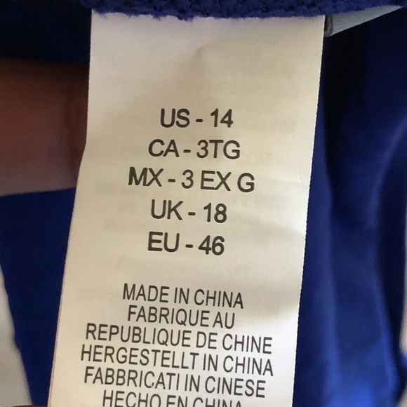 La Blanca Blue Hipster Swim Bikini Bottom 14 - Picture 9 of 11